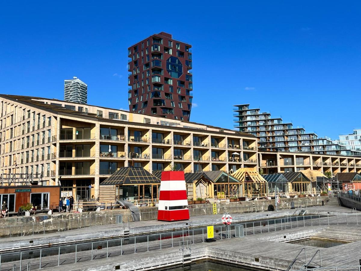 Apartment Directly To Seafront Of Bassin 7 With Big Balcony And Free Parking Århus Zewnętrze zdjęcie