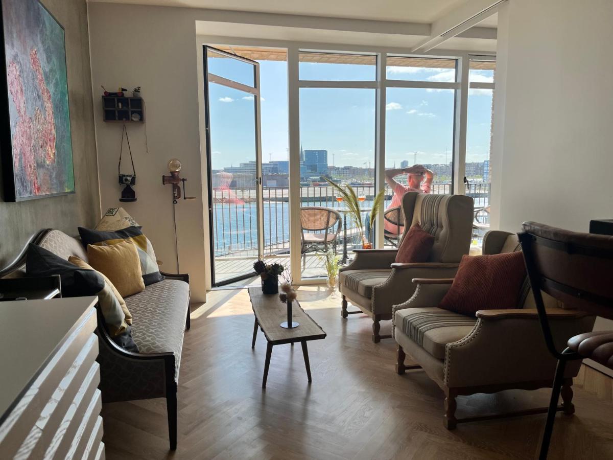 Apartment Directly To Seafront Of Bassin 7 With Big Balcony And Free Parking Århus Zewnętrze zdjęcie