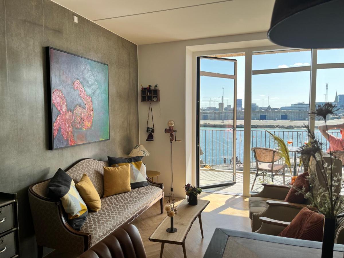 Apartment Directly To Seafront Of Bassin 7 With Big Balcony And Free Parking Århus Zewnętrze zdjęcie