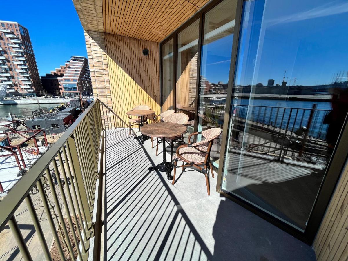 Apartment Directly To Seafront Of Bassin 7 With Big Balcony And Free Parking Århus Zewnętrze zdjęcie